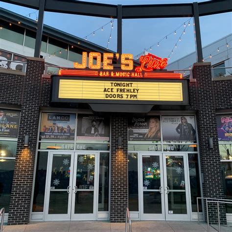 Joe's live rosemont - May 2 · Joe's Live Rosemont. From $46. Shady - Eminem Tribute (21+) Mar 23 · Joe's Live Rosemont. From $26. Too Hype Crew & Bella Cain: Country Hip Hop Bash (21+) Mar 22 · Joe's Live Rosemont. From $23. Slamabama Presents: Shania/Swift with Caldean. 